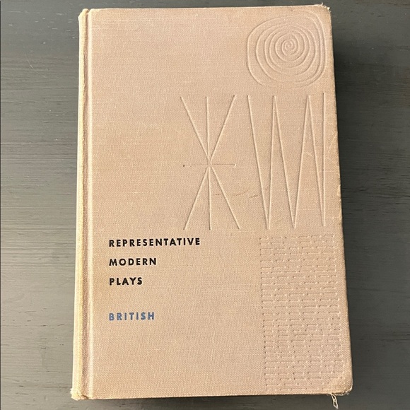 Vintage "Representative Modern Plays" British Hardcover Book 1953 EUC - Picture 1 of 12